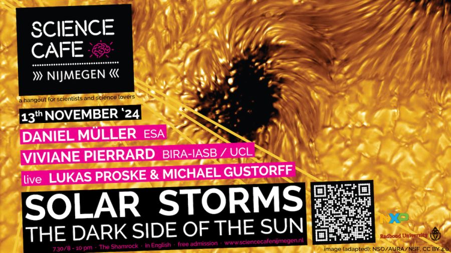 Explore the Wonders of Solar Storms: Join Leading Scientists at Nijmegen Science Cafe on November 13, 2024