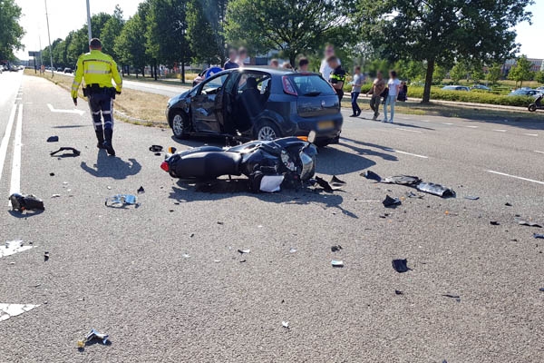 Motorrijder Gewond Na Botsing Op Van Rosenburgweg | Nieuws Uit Nijmegen